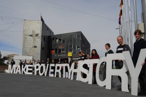 Make Poverty History are asking for assistance